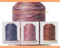 Thread pack for Chenille Cushions $51