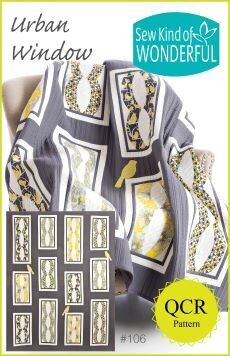 46679 Urban Windows Quilt Pattern $19.50