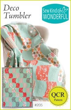 46681 Deco Tumbler Quilt Pattern $19.50