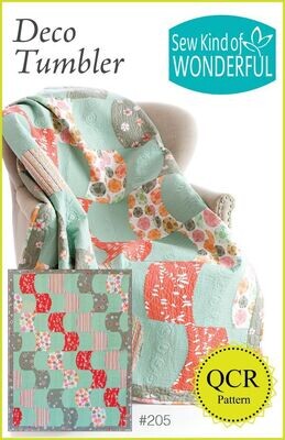 46681 Deco Tumbler Quilt Pattern $19.50