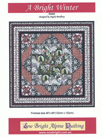 49053 A Bright Winter Quilt Pattern $15