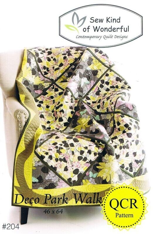 46689 Deco Park Walk Quilt Pattern $19.50