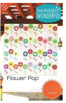 46692 Flower Pop Quilt Pattern $22