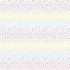 17904 Crossroads Rainbow Crosses White $20 per mt