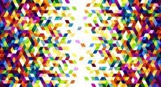 10549 GeofettiII Cubes Rising Border White $32 per mt