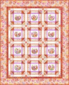 95498 Magic Garden quilt fabric kit $309