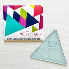 32709 Equilateral Triangle Template 6in $20