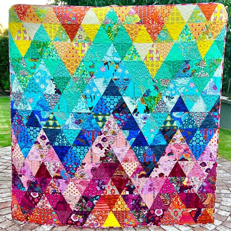 Heatwave Scrappy Quilt Pattern $20