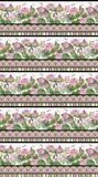 14896 Water Lilies Border Stripe Multi $30 per mt