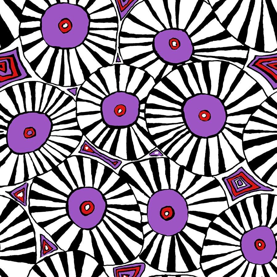 15597 Kaffe Collective PWBM083.WHITE-Brollies $34 per mt
