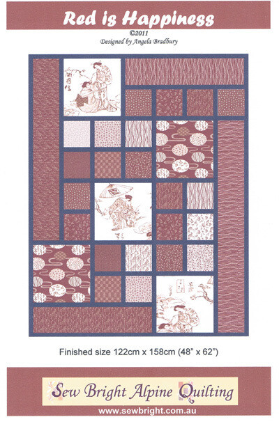 49065 Red is Happiness Quilt Pattern $15.JPG