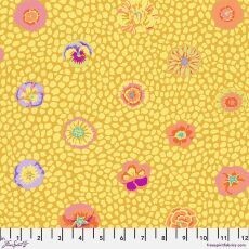 15412 Kaffe Collective Guinea Flower Gold $36 per mt