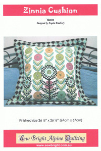 49060 Zinnia-Cushion Pattern $15