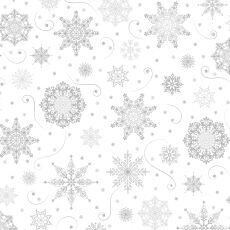 14913 Christmas Night Snowflakes Grey $32 per mt