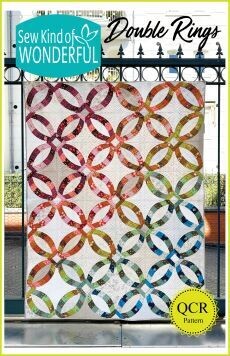 46697 Double Rings Quilt Pattern $22