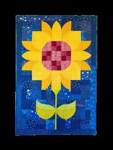 46698 Posh Sunflower Quilt pattern $22