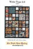 49084PDF Write Type Quilt Pattern PDF $15