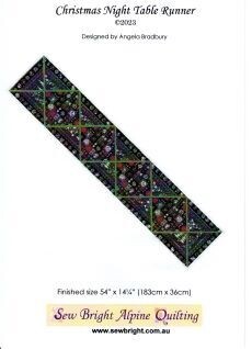Christmas Night Table Runner pattern $18