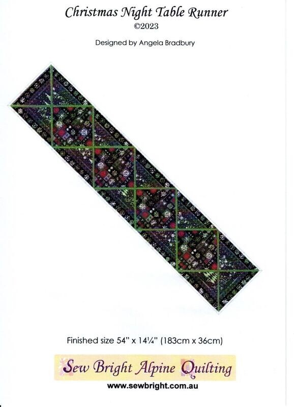 Christmas Night Table Runner pattern $18
