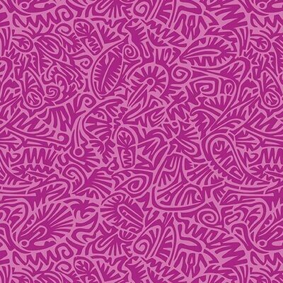 13525 Vibrancy Woodcut Plum $36 per mt