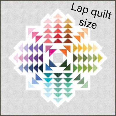 95513 Crystal Cluster Quilt Pattern &amp; Fabric kit Lap Size $394.30