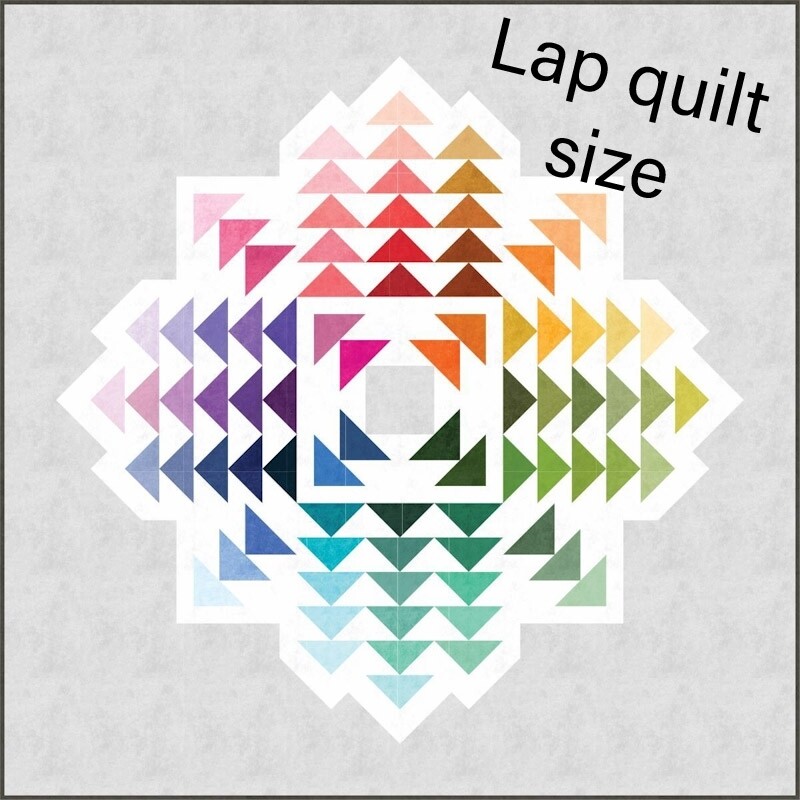 95513 Crystal Cluster Quilt Pattern &amp; Fabric kit Lap Size $394.30