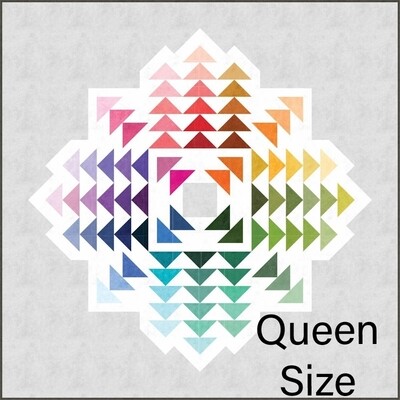 95516 Crystal Cluster Quilt Pattern &amp; Fabric kit QS $509.10