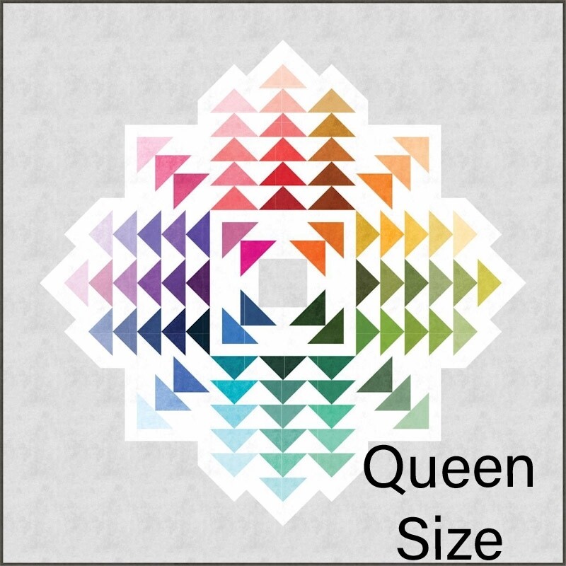 95516 Crystal Cluster Quilt Pattern &amp; Fabric kit QS $509.10