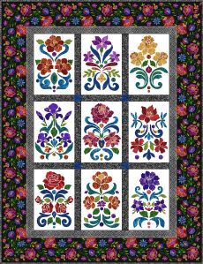95520 Prism II Quilt Pattern &amp; Fabric kit Black $281.80