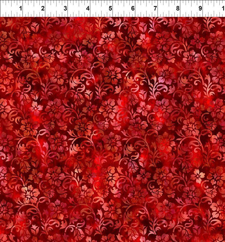 18624 PrismII Floral Vines Red 22JYQ_1 $30 per mt
