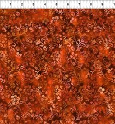 18625 PrismII Floral Vines Rust 22JYQ_2 $30 per mt