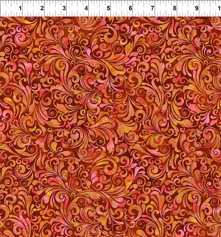 18631 PrismII Swirls Orange 24JYQ_2 $30 per mt