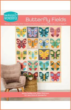 46701 Butterfly Fields Quilt Pattern book $45