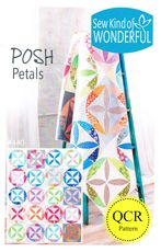 46667 Posh Petals Quilt Pattern $25