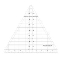 8.5in EQ Triangle Template SBAQ $25