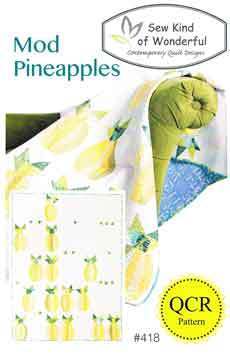 46656 Mod Pineapples Quilt Pattern $22
