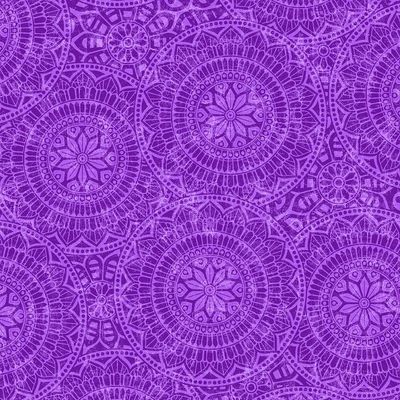 Tossed Mandalas Plum $55 per mt