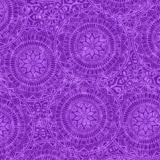 Tossed Mandalas Plum $55 per mt