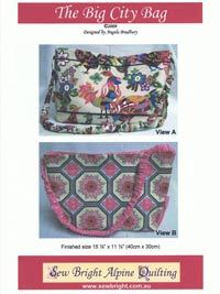 49054 Big City Bag Pattern $18