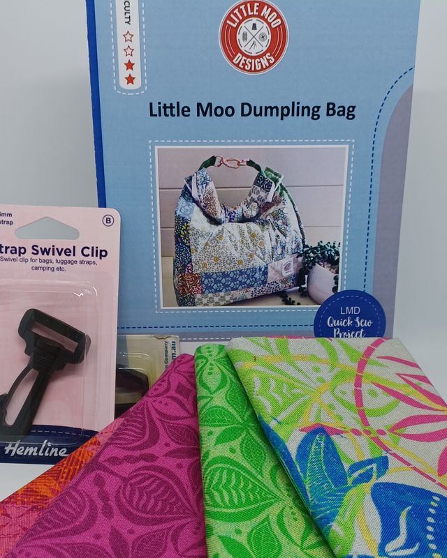 Grace Fat quarters and Hardware for Dumpling Bag