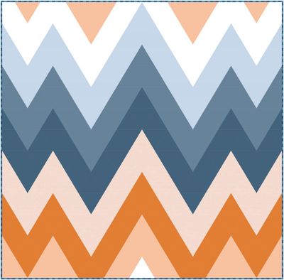 Heatwave quilt fabric kit in solids $73.75