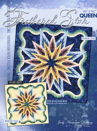 43724 Feathered Star Queen Pattern &amp; Papers