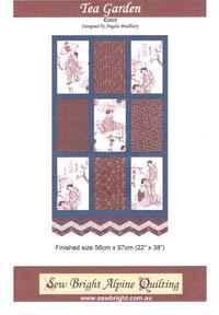 49064 Tea Garden Banner Pattern $15