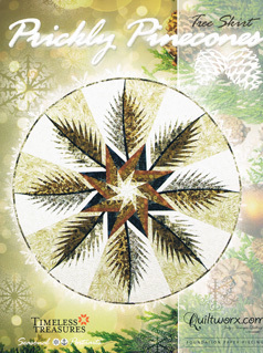 43750 Prickly Pinecones Tree Skirt Pattern & Papers $ 57.95 43750 Prickly Pinecones Tree Skirt Pattern & Papers $ 57.95