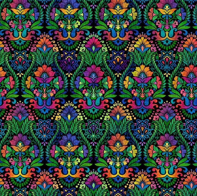 Vivid Brocade Multi $32 per mt