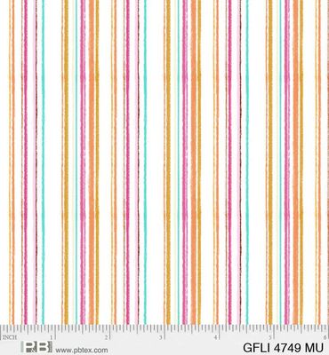 Garden Flight Stripe Multi $28 per mt