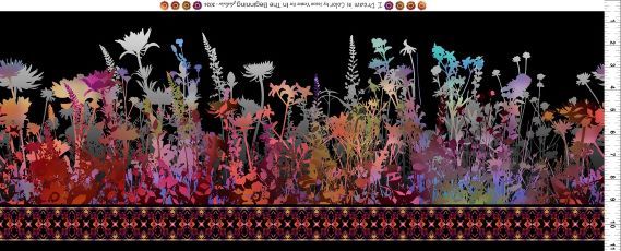 I Dream in Color Border Multi $32 per mt