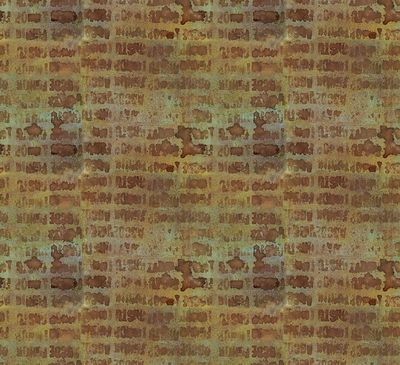 On your Mark Alphabet City Rust $36 per mt