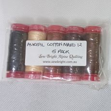 Aurifil Mako 12 5 pack
