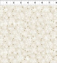 Winter Solstice II Snowflake Metallic White $32 per mt